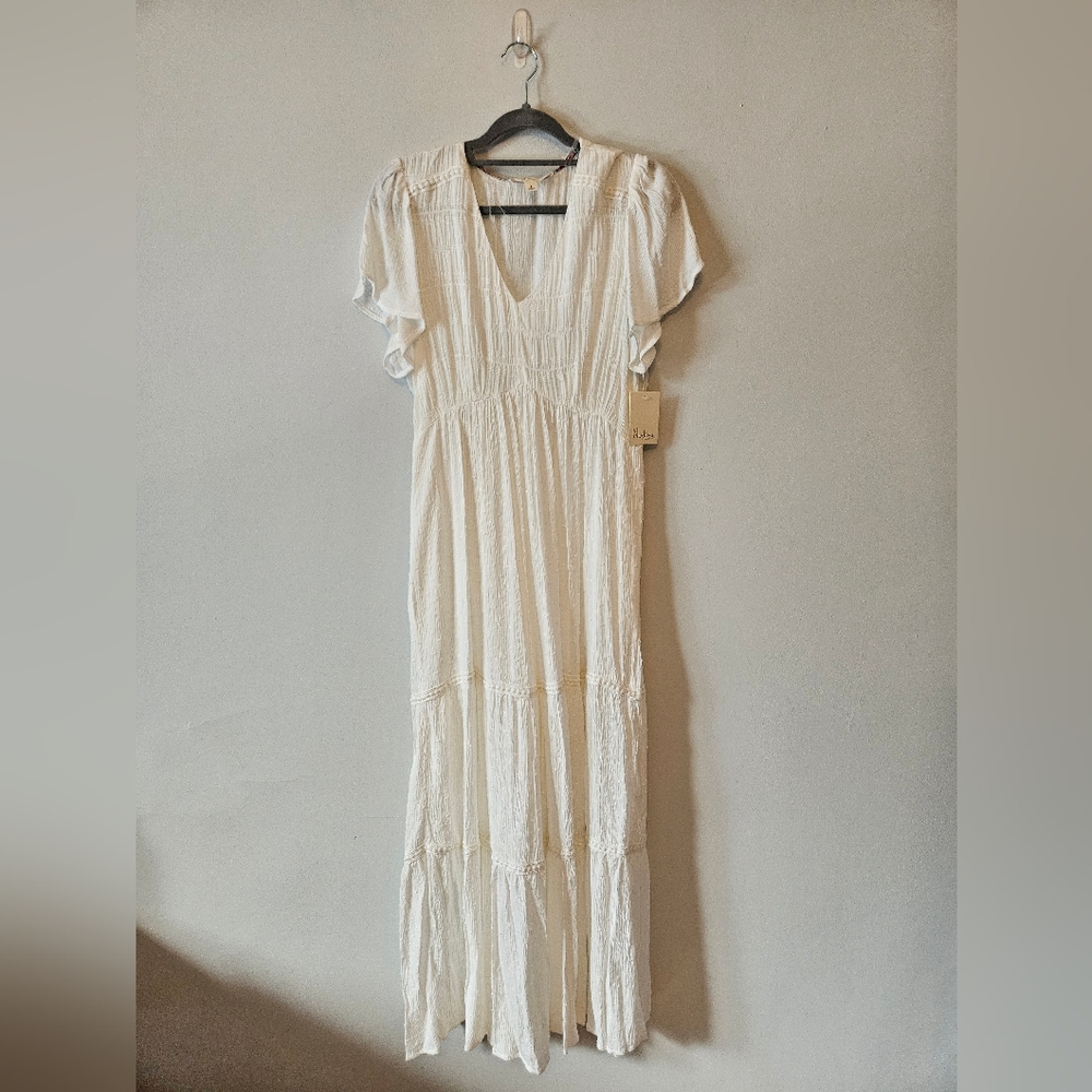 Boho White Maxi Dress